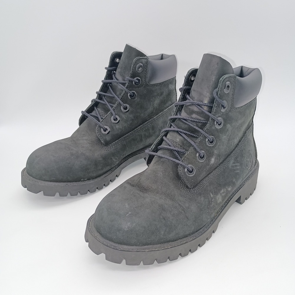 Timberland‎ 6 Inch Premium Waterproof Boots Black Insulated 12907 Boys 4.5